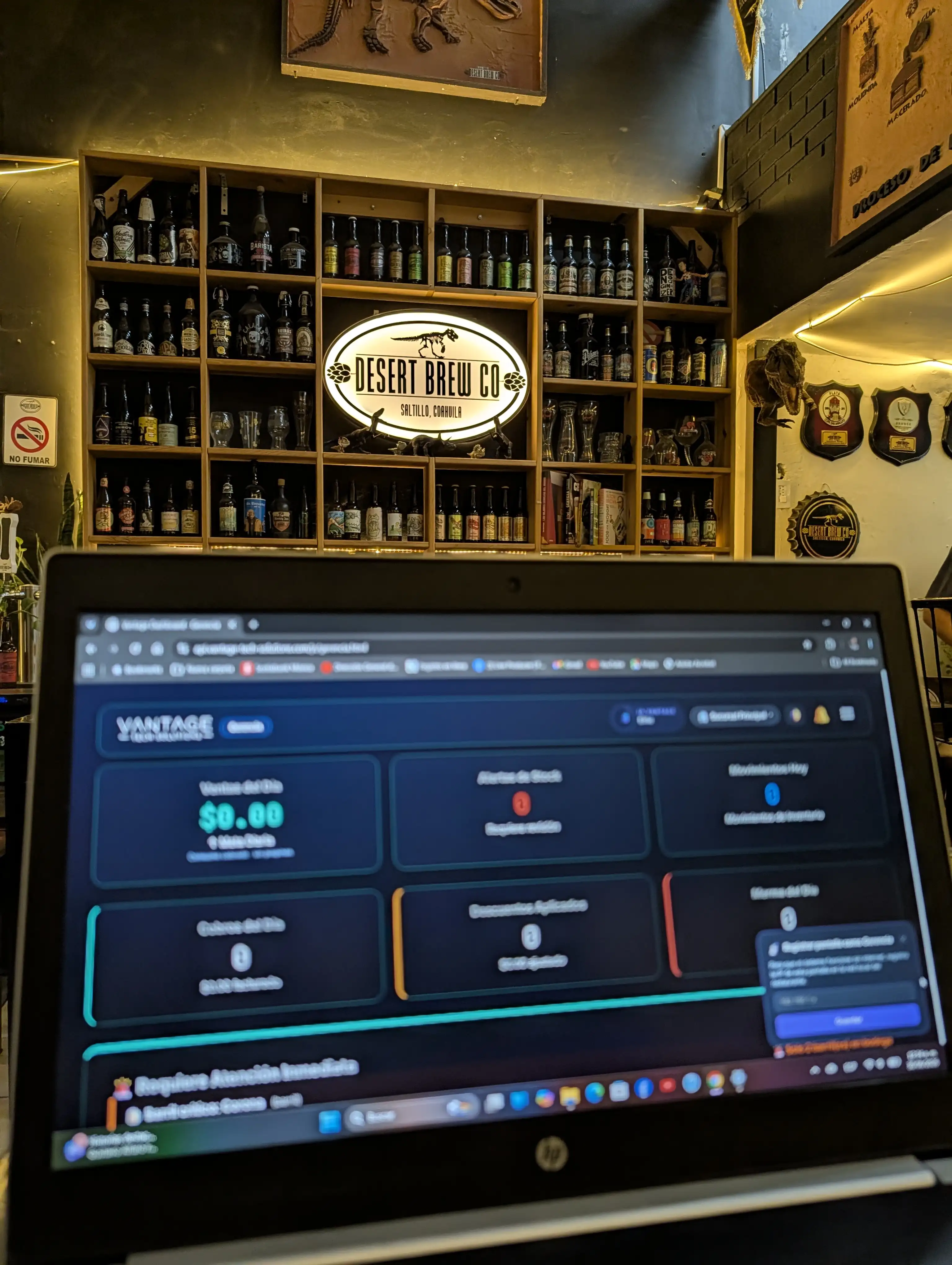 Implementación en Desert Brew Tap